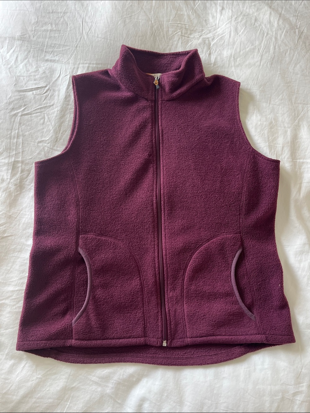 Woolrich Women's Fleece Vest - Deep Plum